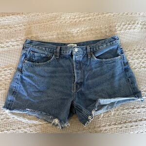 Agolde Classic Blue Jean Shorts